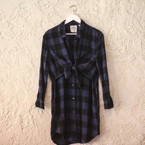 Cheap Monday Blue Plaid Dress